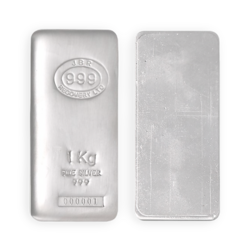 1 kilogram cast Silver Bar | JBR