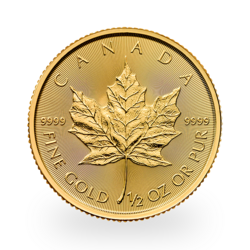 1/2 ounces Gold Maple Leaf | 2025 | Royal Canadian Mint